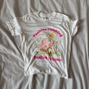 Care Bears White and Pink Graphic Tee